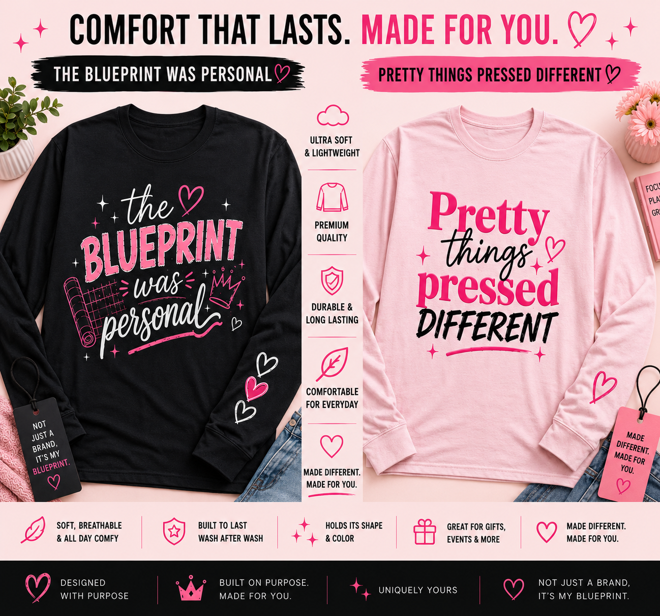 Long Sleeve Shirts Adult
