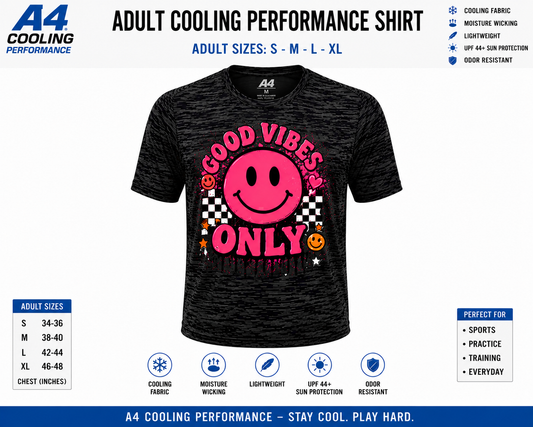 Dri Fit Shirt - A4 Cooling Performance Adult S-XL Front Only