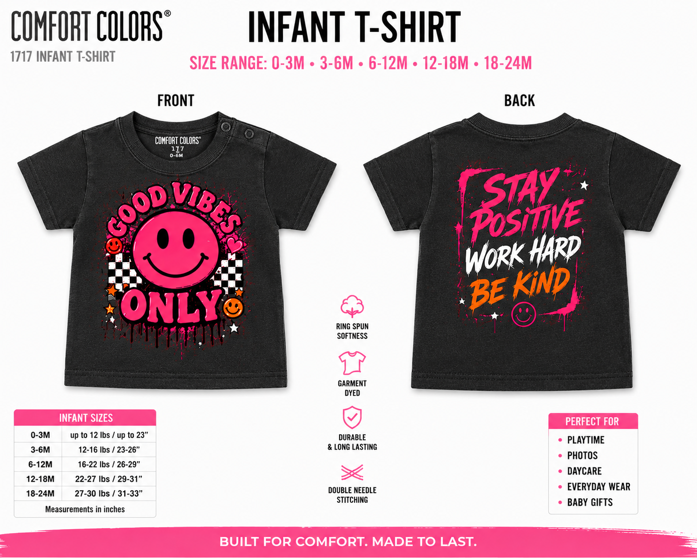 Custom Shirt - Comfort Colors 1717 Infant 0-24M