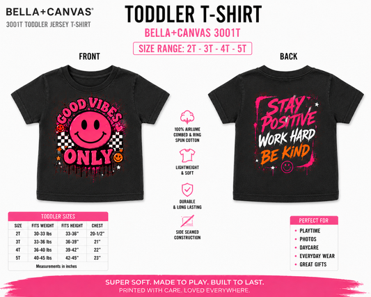 Custom Shirt - Bella+Canvas 3001 Toddler 2T-5T