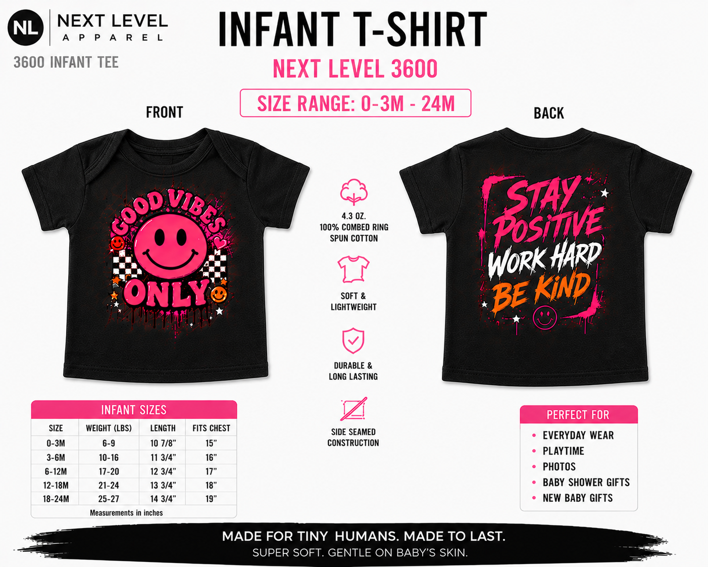 Custom Shirt - Next Level 3600 Infant 0-24M