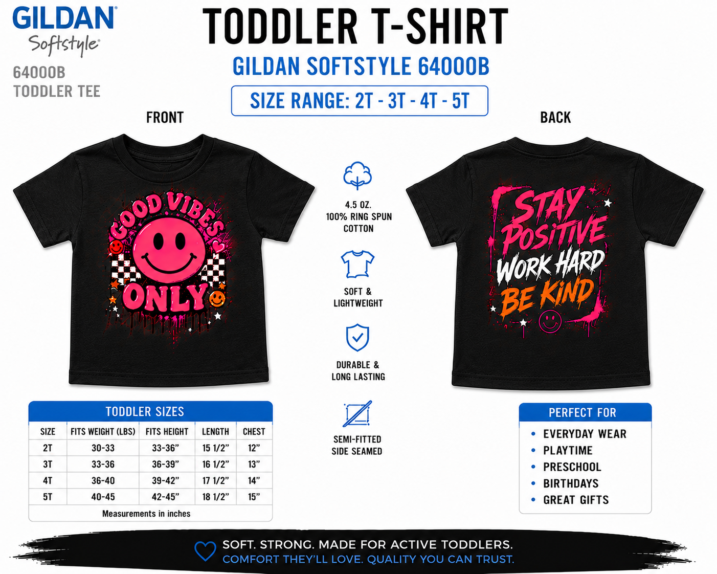 Custom Shirt - Gildan Softstyle Toddler 2T-5T